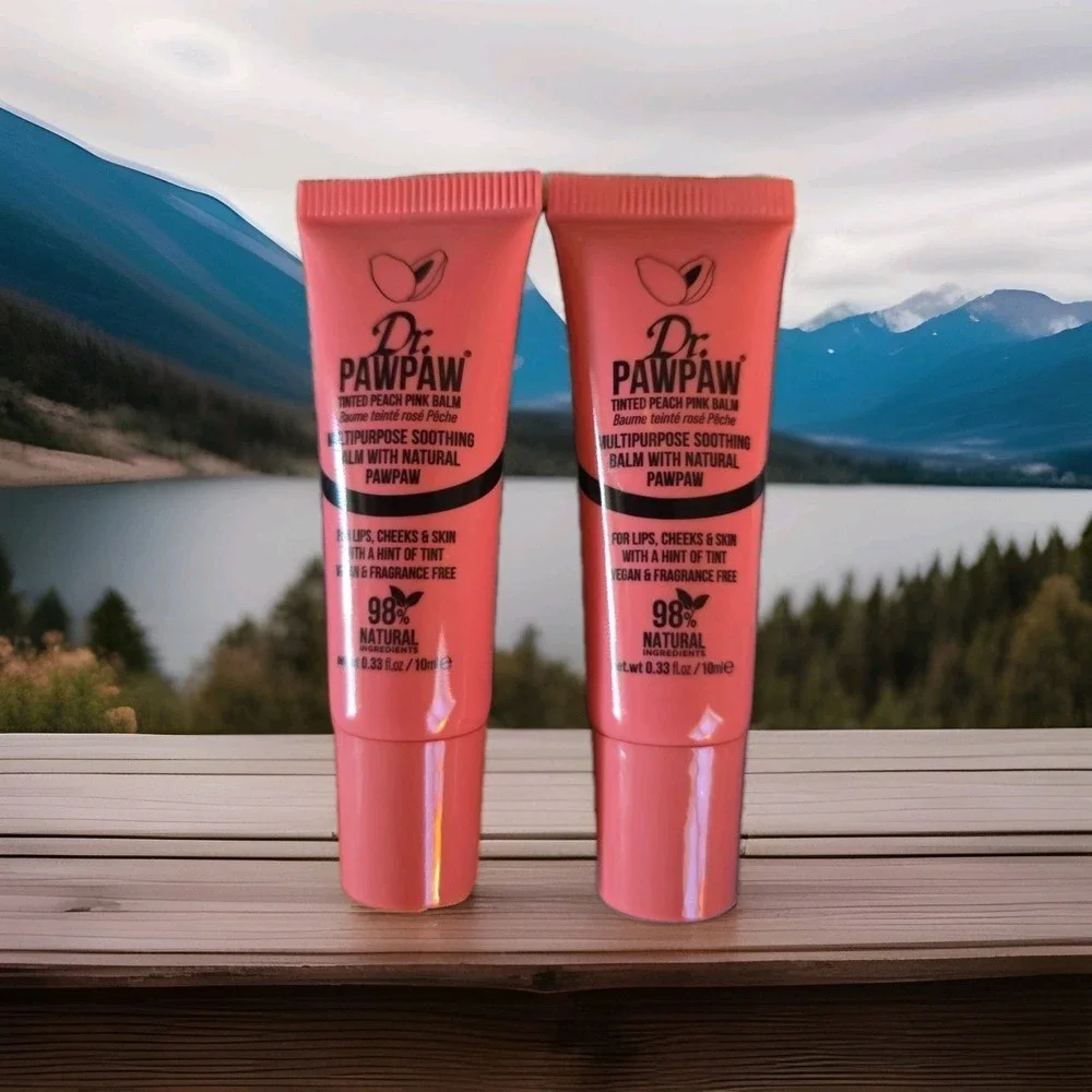 🍑 Dr. PAWPAW Tinted Peach Pink Balm Multipurpose Soothing Balm – 0.33 fl oz NEW